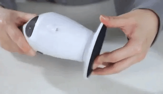Using 8-in-1 Electric Cleaning Brush to deep clean a kitchen sink with powerful scrubbing action